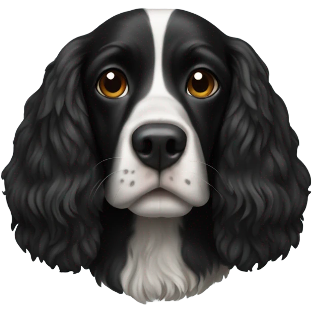 Spaniel black  emoji