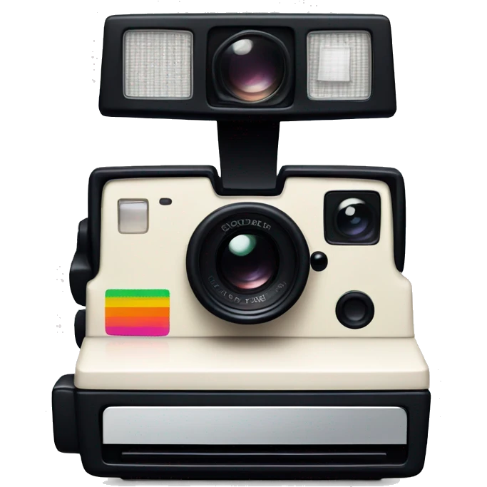 Polaroid camera emoji
