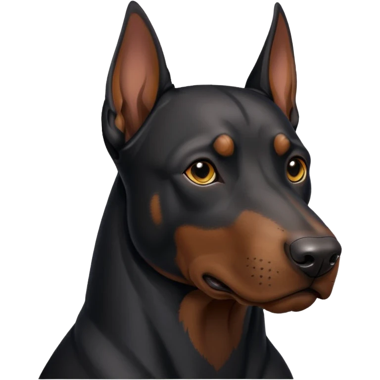 black doberman Y3 emoji