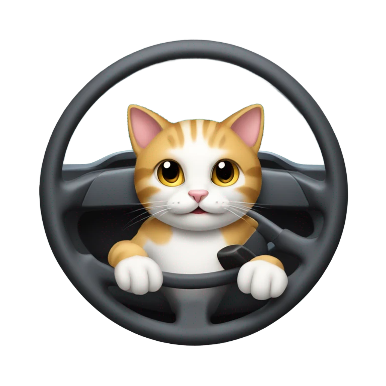 Cat car emoji