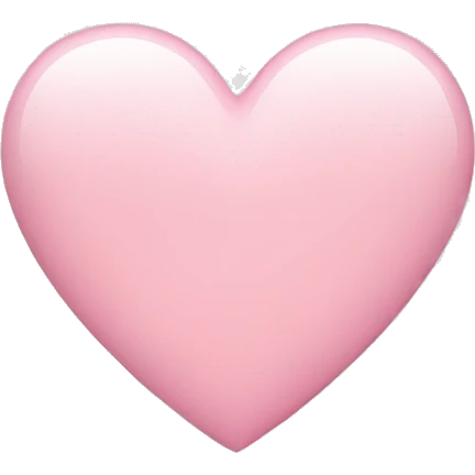 Light pink heart emoji  emoji
