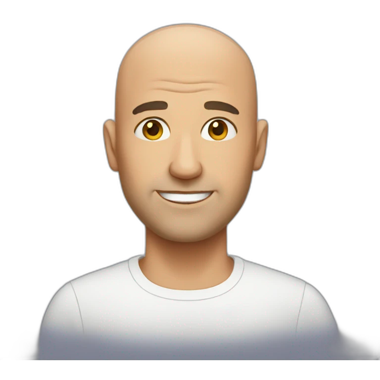 bald man emoji