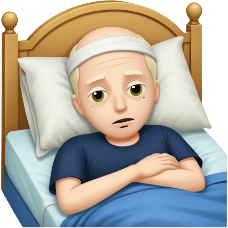 sick man  emoji