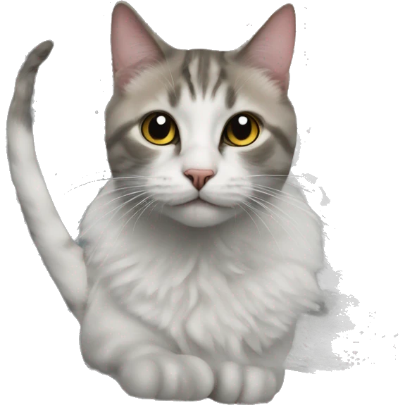 Cat on the moon emoji