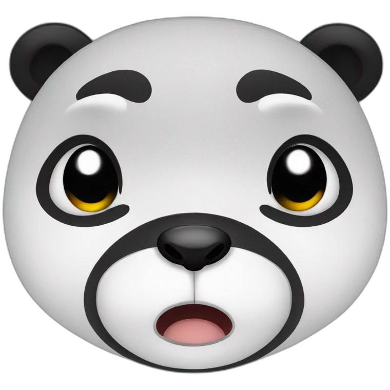 Crying panda  emoji