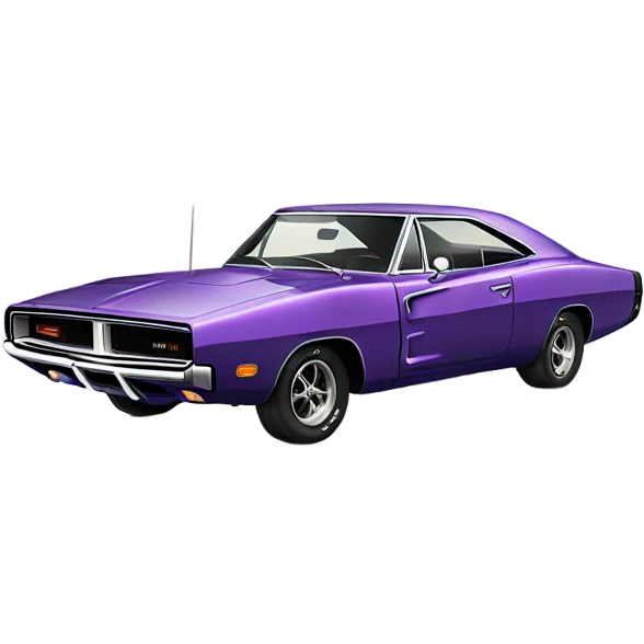 1969 dodge charger with bow on top emoji
