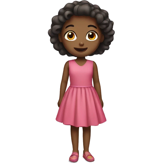Girl in dress emoji