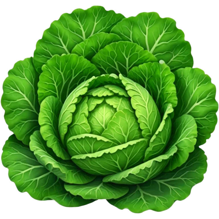 Savoy cabbage emoji