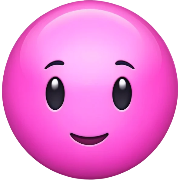 Pink emoji