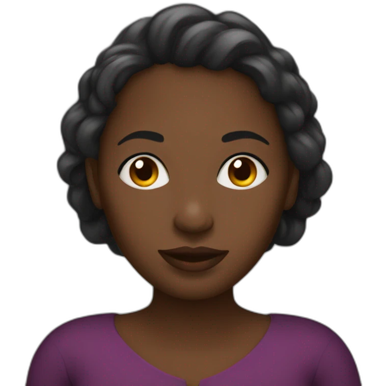 Femme sénégalaise emoji