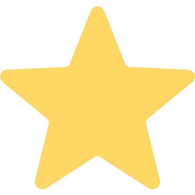 gold style icon of a star emoji