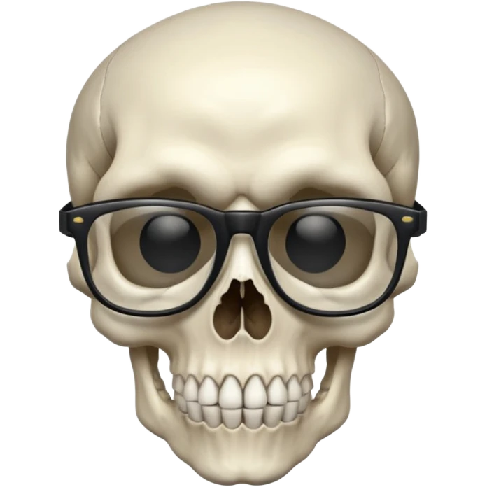Kuru kafa gözlüklü emoji