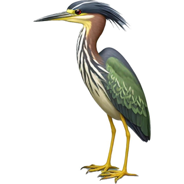 Green-backed Heron (10) emoji