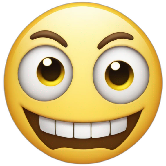 3-eyed smile emoji