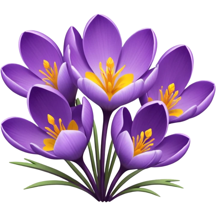 crocus flowers emoji