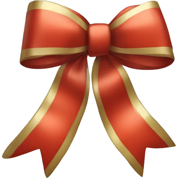 Christmas bow  emoji