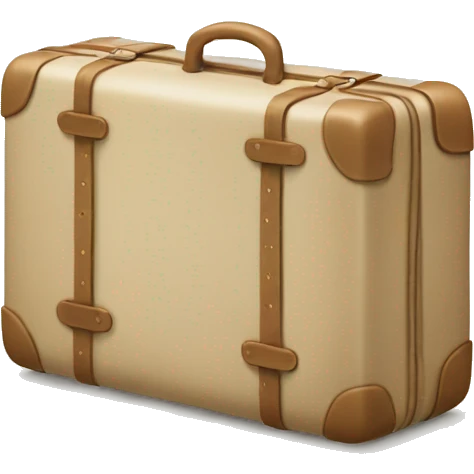 Beige suitcase emoji