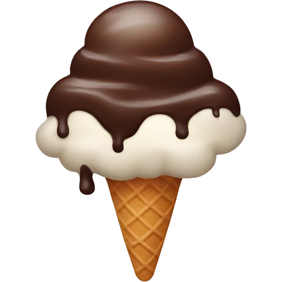 Melted ice cream emoji
