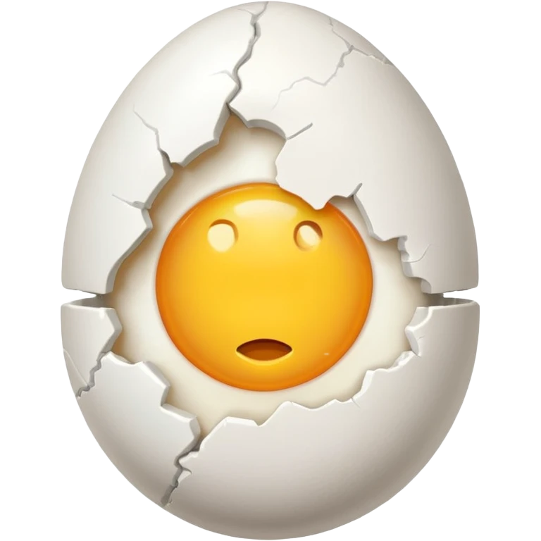 cracked egg emoji