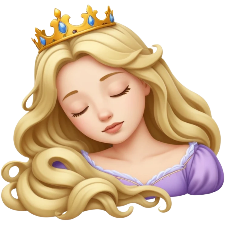 sleeping princess emoji
