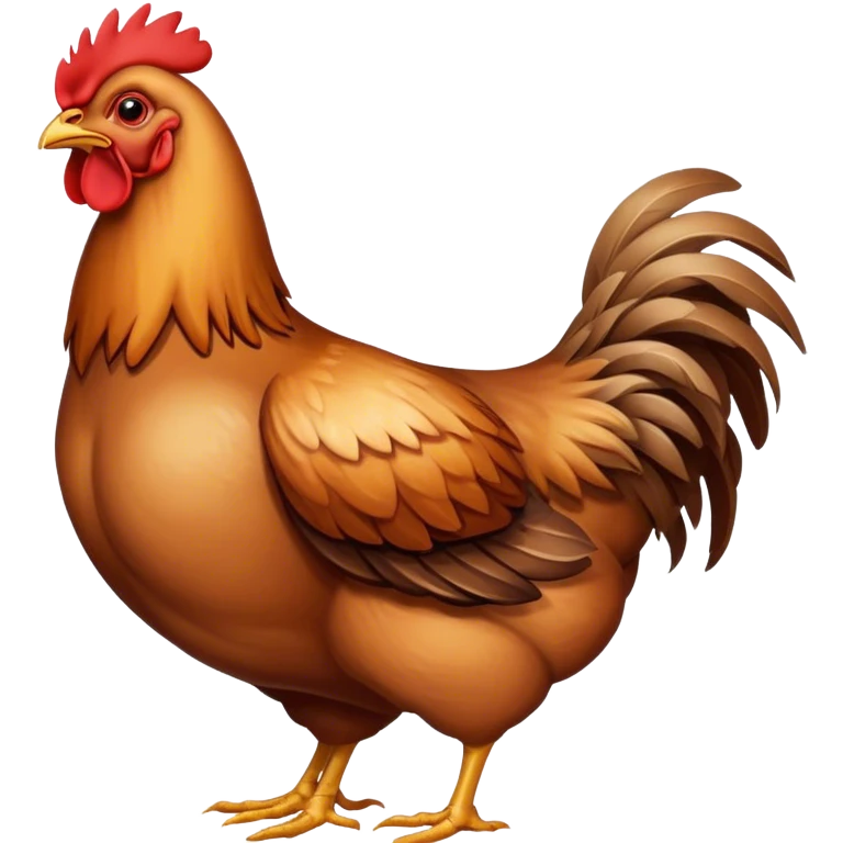 chicken with avian flu emoji