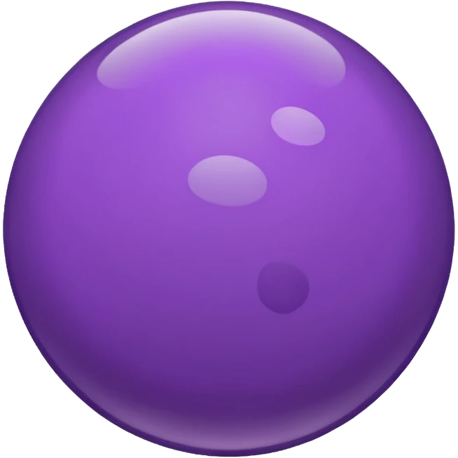 purple melanocyte cell, simple and bold emoji