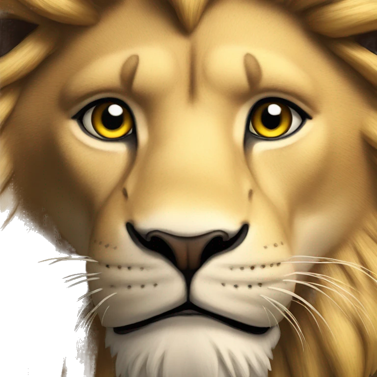 Lion with ak emoji