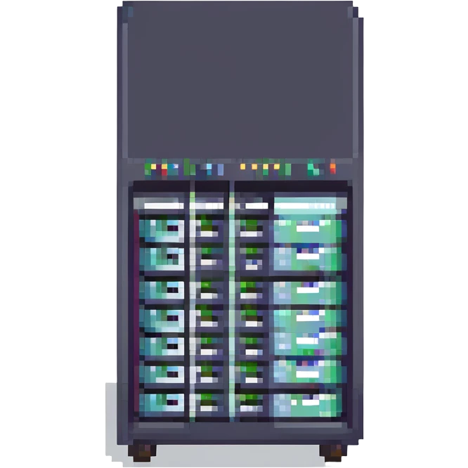 Tiny server rack emoji