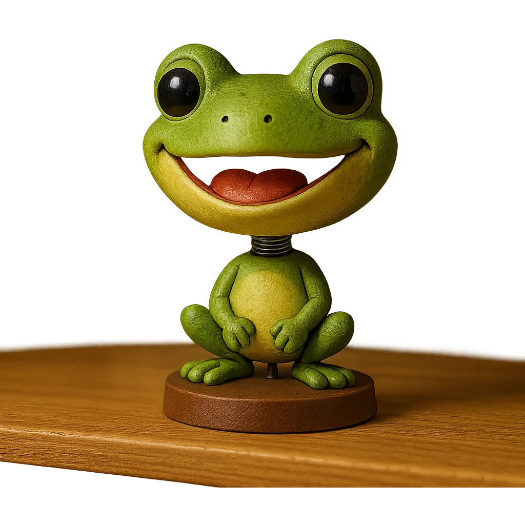 happy frog emoji