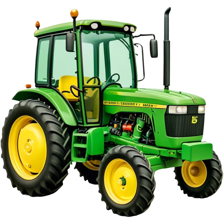 Tractor - John Deere 5055E (Model Year: 2021) (Iconic colour: Green with yellow) emoji