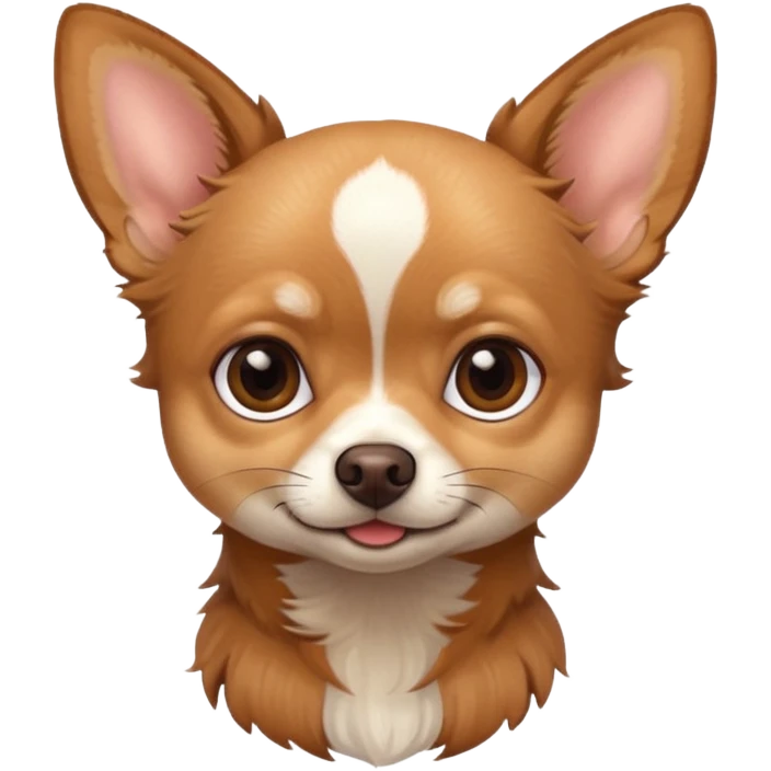 brown fur chihuahua emoji