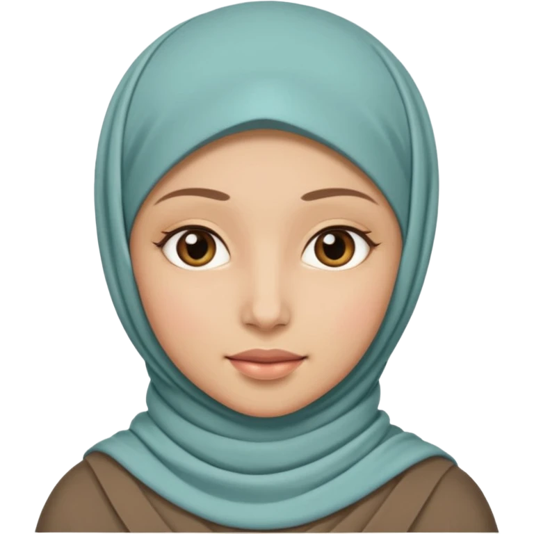 🙂 with hijab emoji