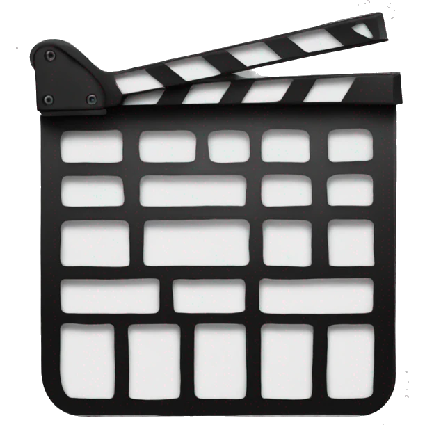 clapper board emoji