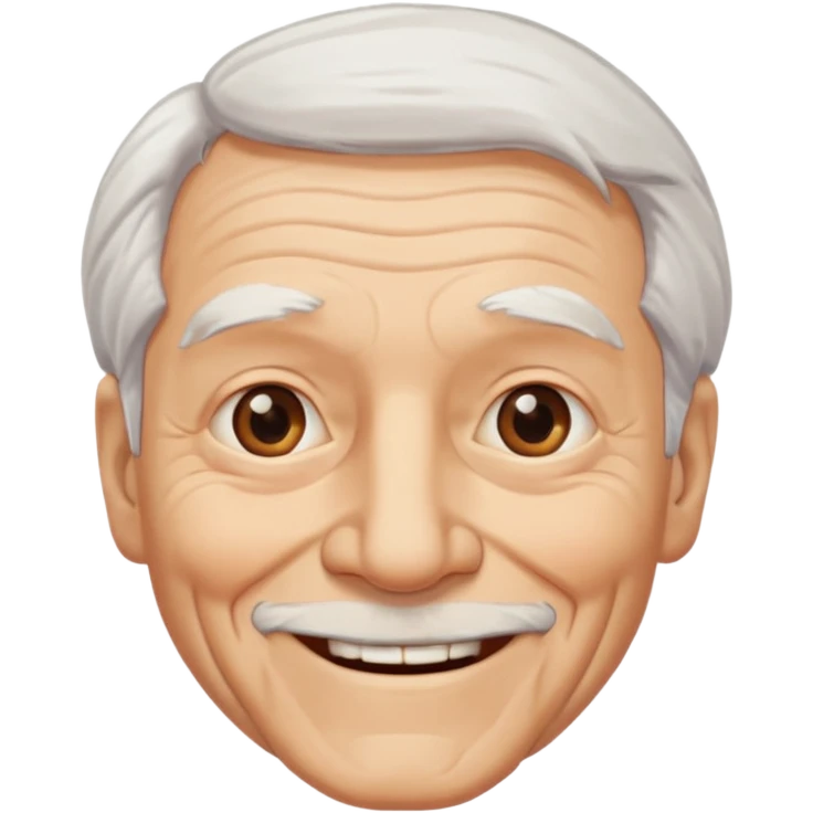 Create an avatar of old man emoji