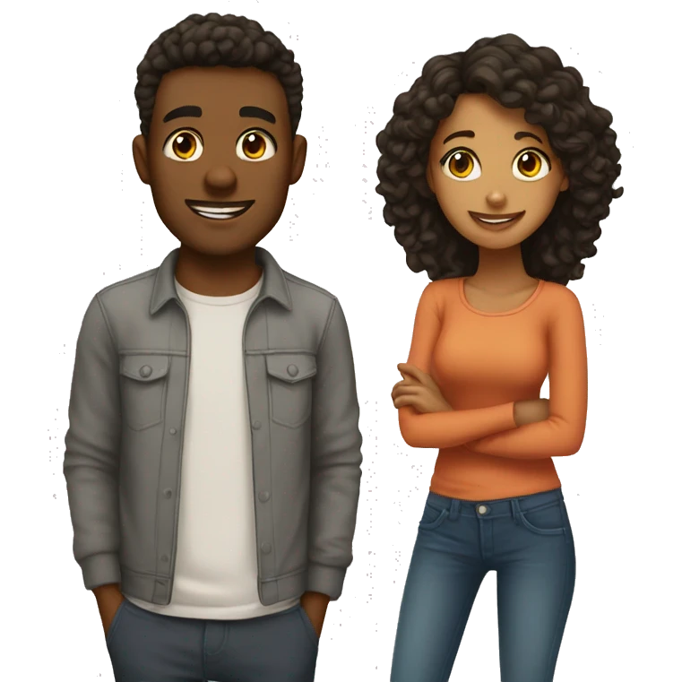 Boyfriend nd girlfriend  emoji