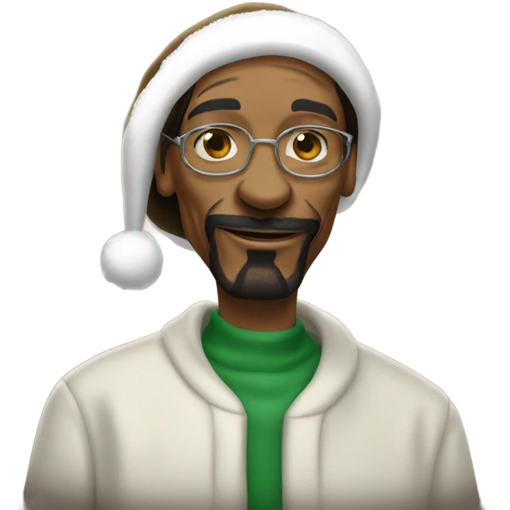 Snoop dogg navideño emoji
