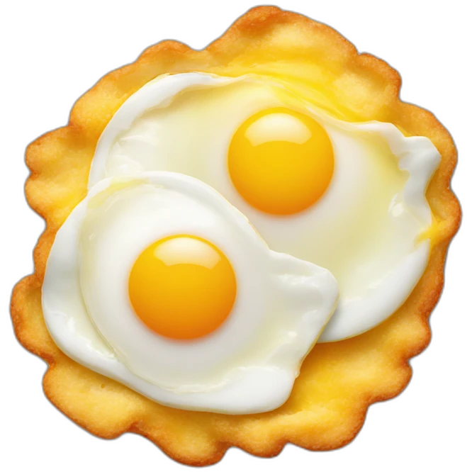 double yolk fried egg emoji