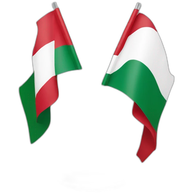 Flag of Budapest and Flag of Austria emoji