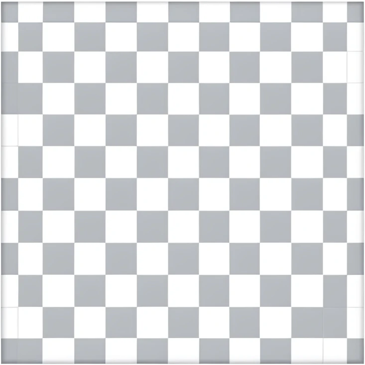 Generate a clean geometric checkerboard pattern using light gray and white squares. Modern, minimalist aesthetic with perfect symmetry. Suitable for backgrounds or digital design elements. emoji