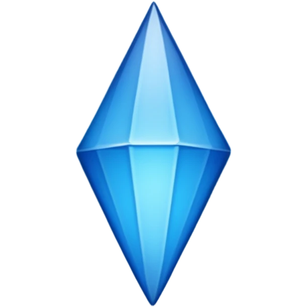 Point blue emoji
