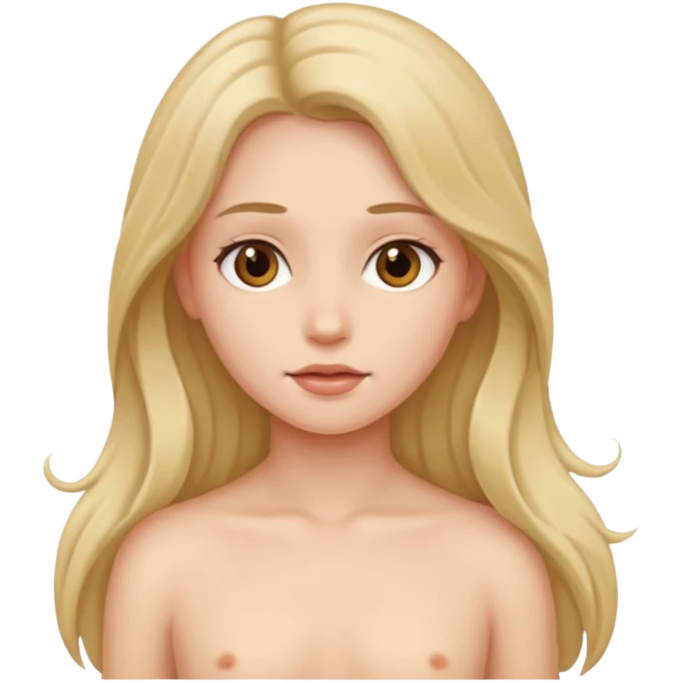 دختر لخت emoji