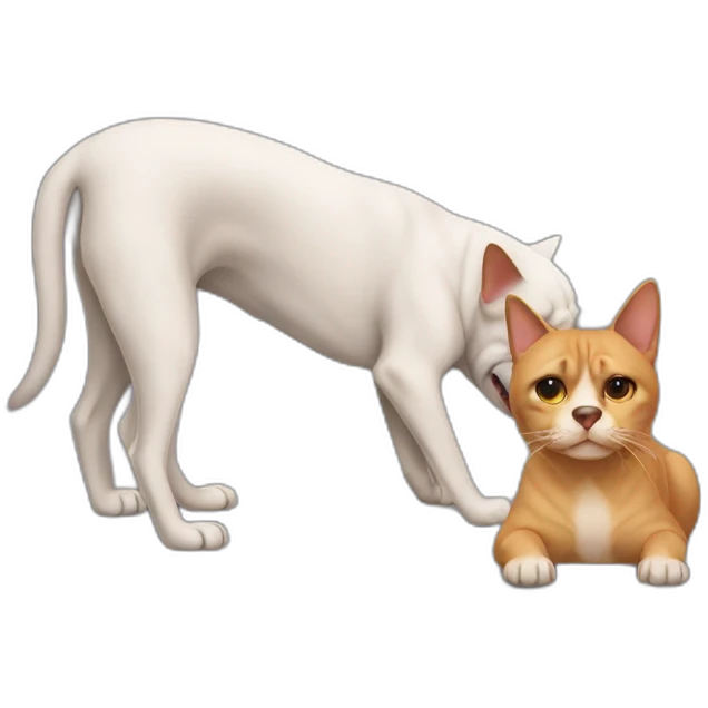 dogs hate cats emoji