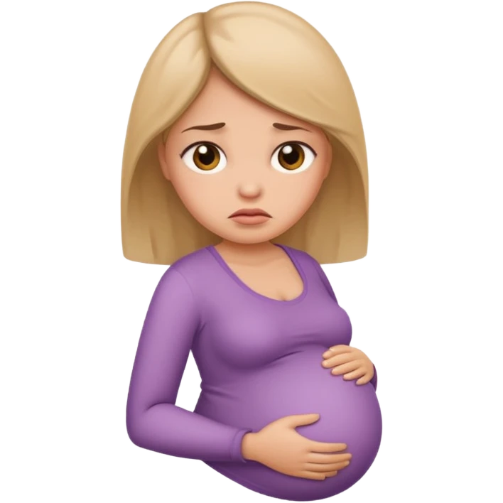 Wife is pregnant and not happy  emoji