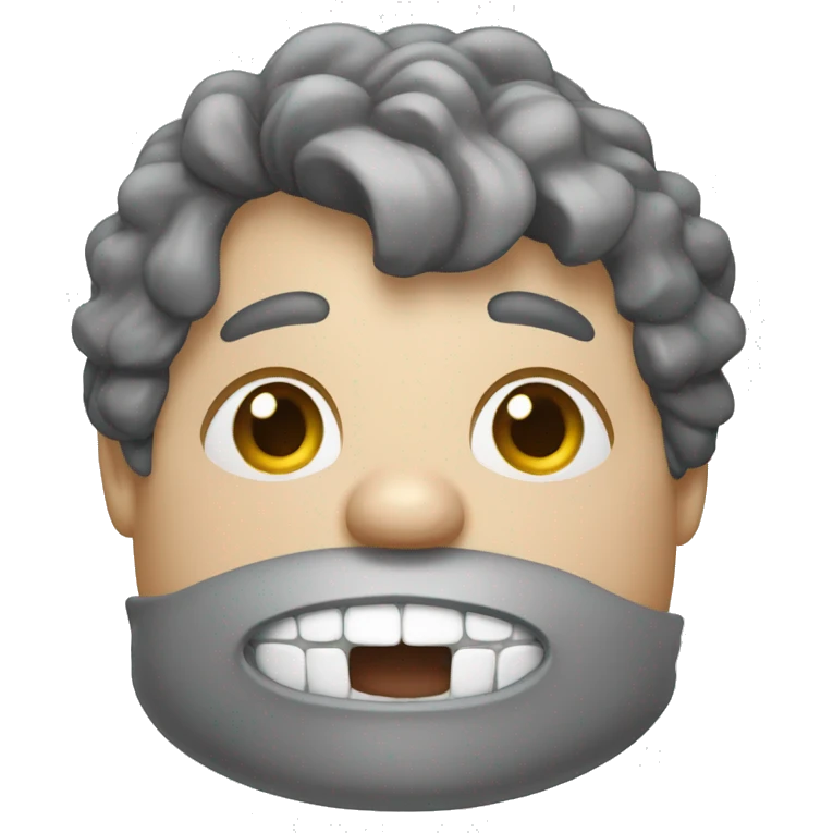 crea un dentista gordito emoji
