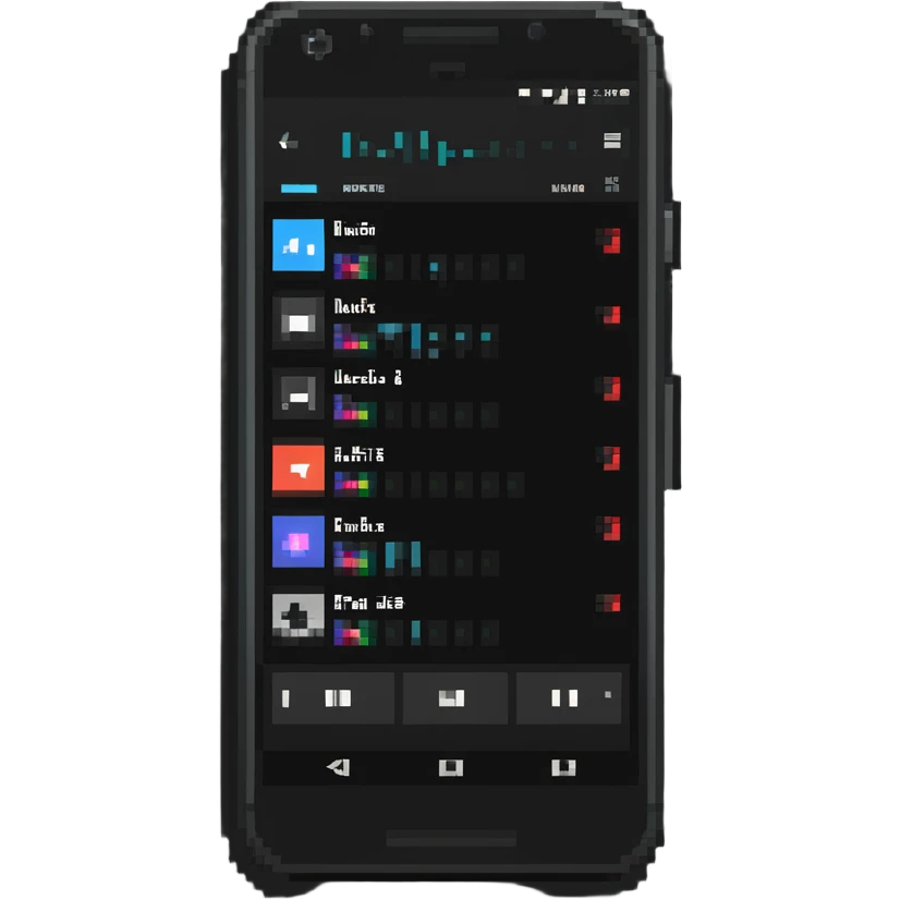 music player app interface emoji