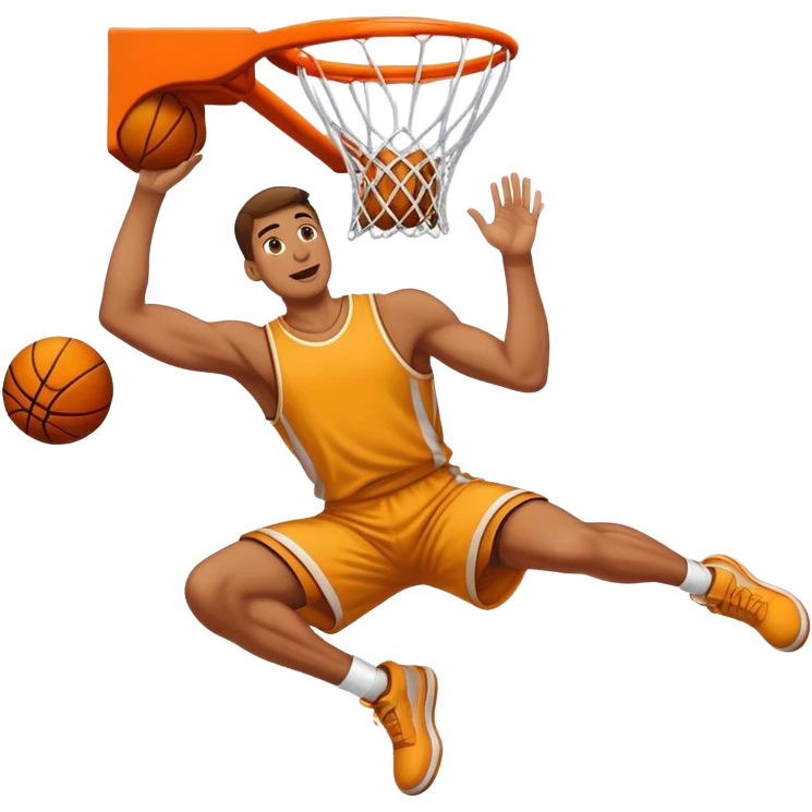 Guy dunking emoji