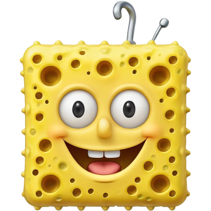 spongebob smiling with teeth emoji