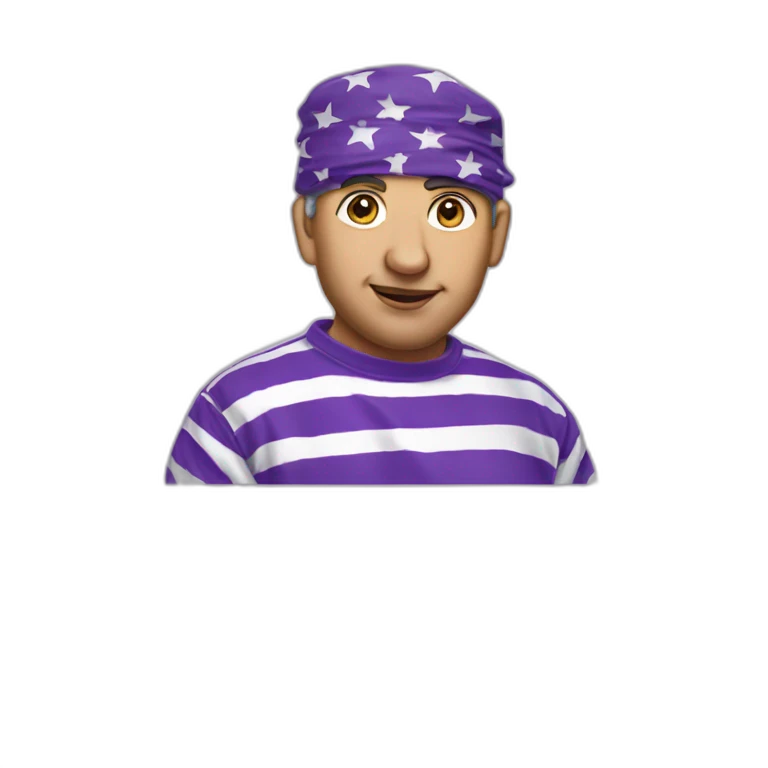 Prison Mike wearing a bandana emoji