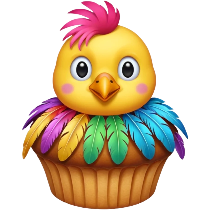 dessert bird emoji