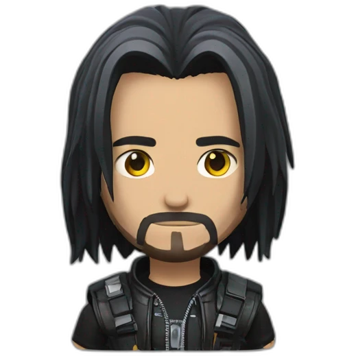 Johnny Silverhand from Cyberpunk 2077 emoji